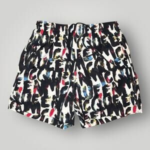 Alexander McQueen Graffiti Brushstroke Swim Shorts Logo Print Trunks Small S